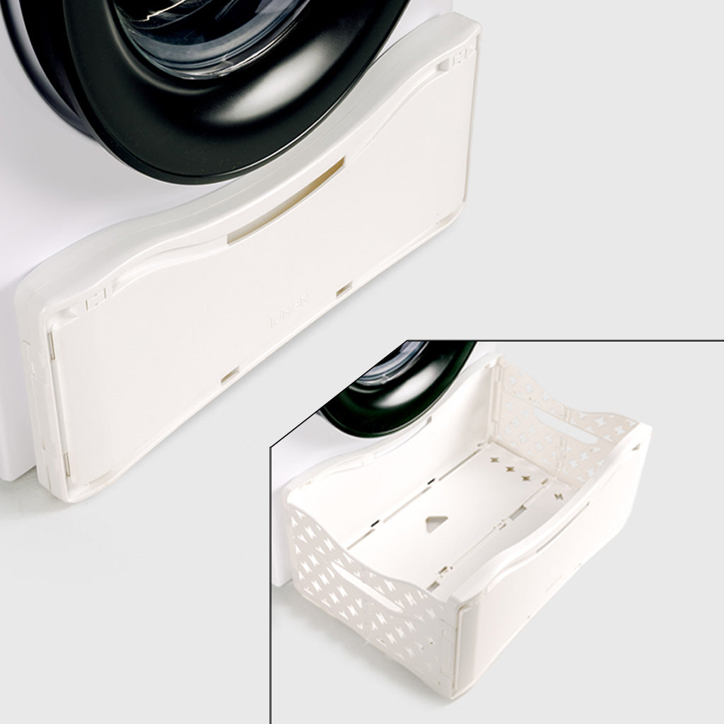 Panier a linge pliable Wembi aimante sur machine a laver made in Europe