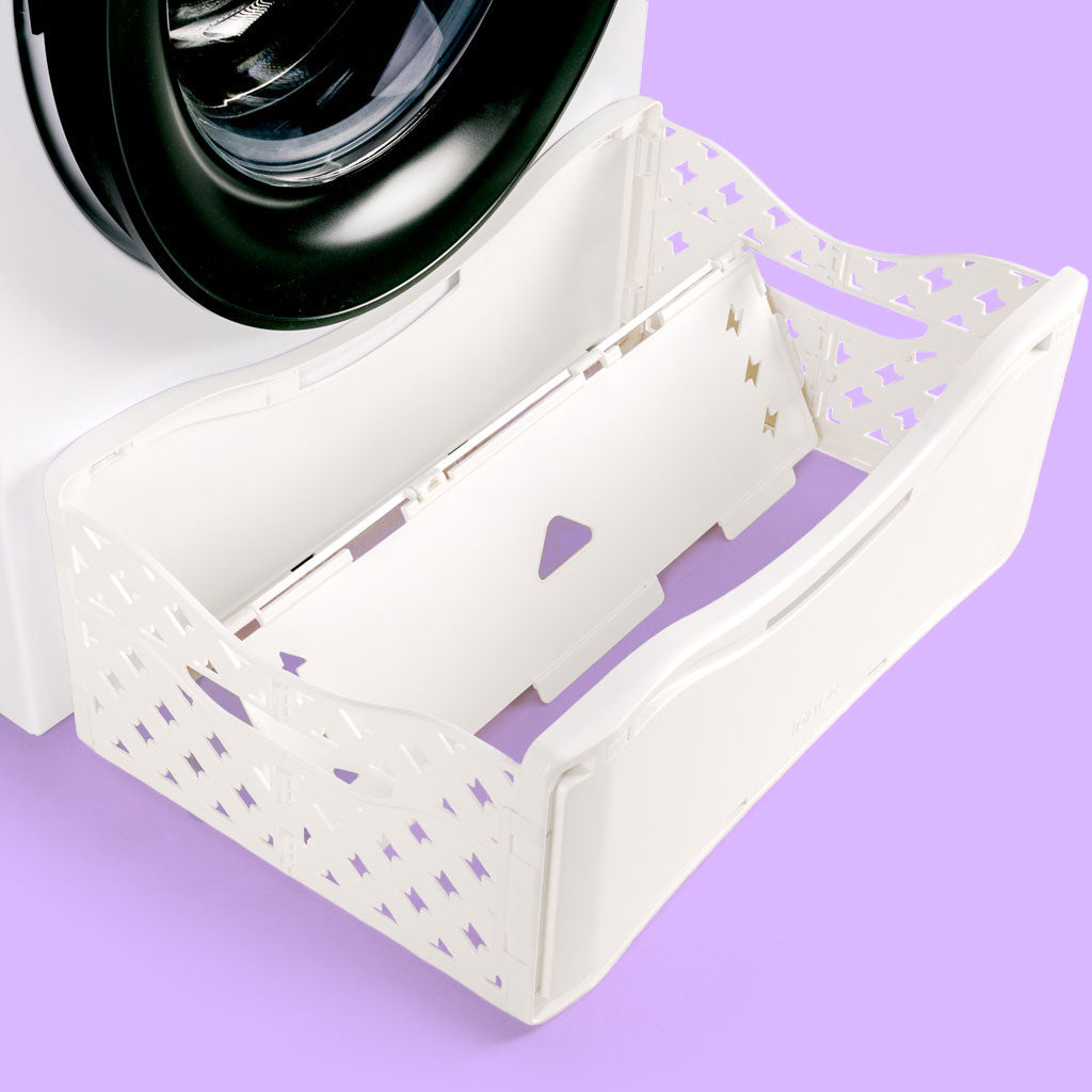 Wembi - Cesta de colada magnética que se acopla a la lavadora - Fabricada en España