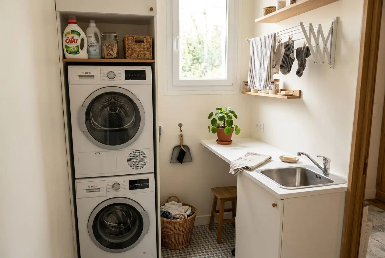 Petite buanderie : comment organiser un espace optimisé ?