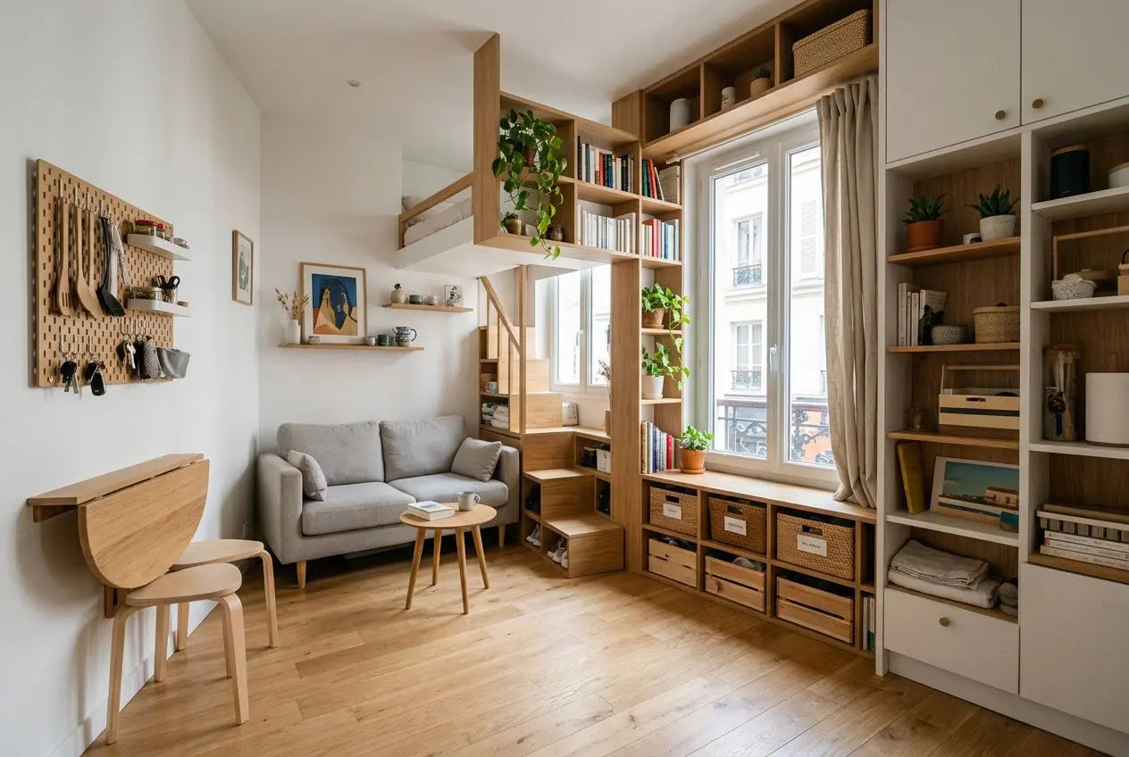 Gagner de la place à la maison : top des rangements gain de place