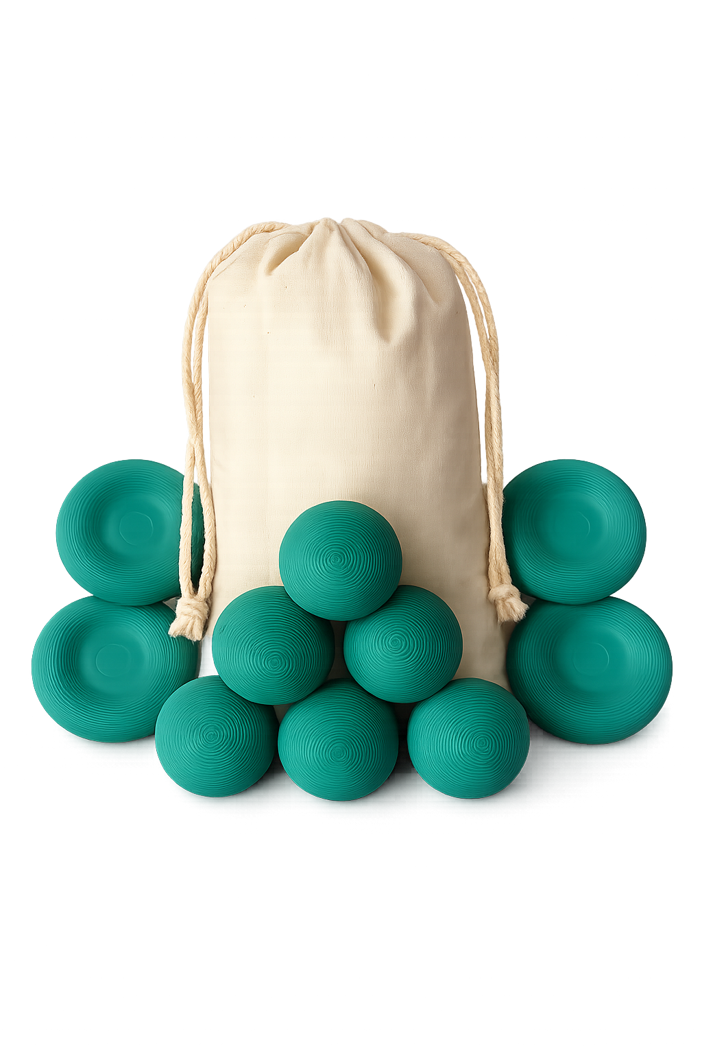 Kit de Brassage du linge - 6 Balles et 4 Disques de Lavage