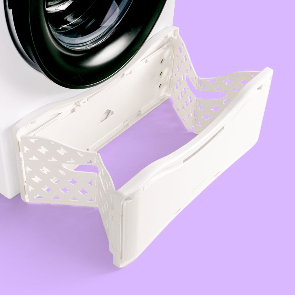 Panier a linge pliable se range contre la machine a laver