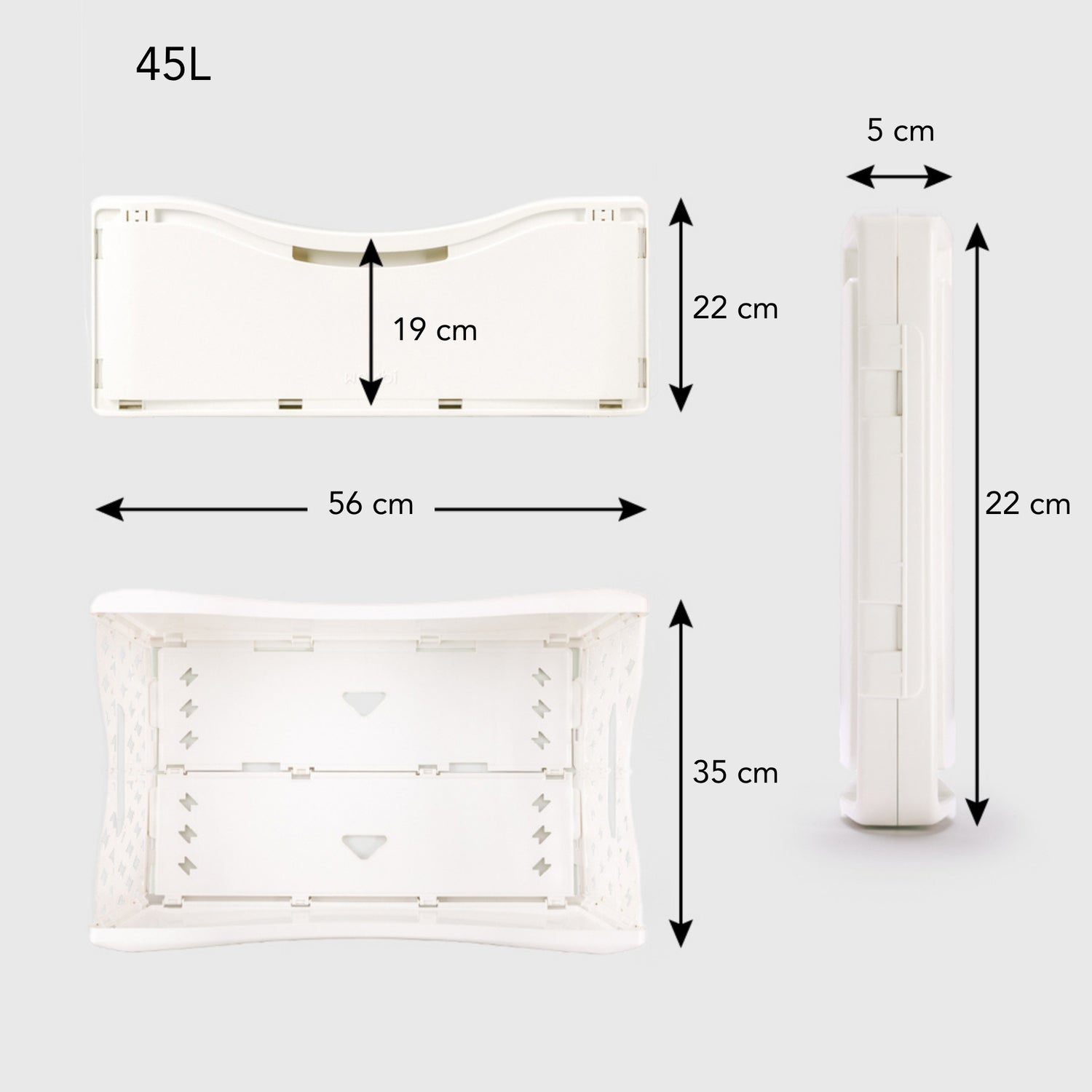 Wembi - Cesta de la colada magnética que se acopla a la lavadora - Fabricada en España