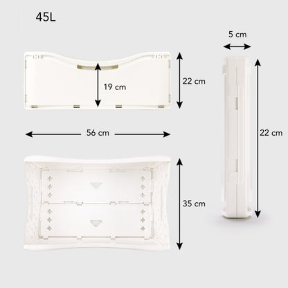 Wembi - Cesta de la colada magnética que se acopla a la lavadora - Fabricada en España