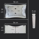 wembi panier plie accouple contre machine a laver
